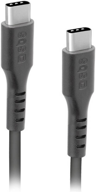 Кабель SBS USB Type-C - USB Type-C 1.5 м Black (TECABLETCC20K) - зображення 2