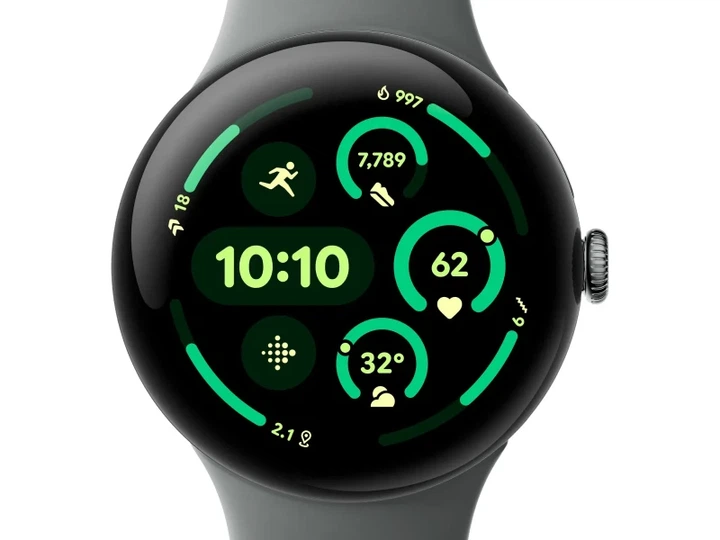 Смарт-годинник Google Pixel Watch 3 45 mm Wi-Fi Matte Hazel Aluminum Case/Hazel Active Band - изображение 2