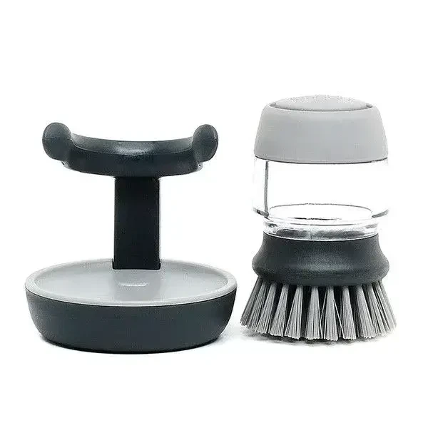 Щітка з дозатором миючого засобу Joseph Joseph Palm Scrub/Щітка з дозатором миючого засобу,KM для дому, квартири, дачі, котеджу, підтримання чистоти, прибирання кухні, ванної, кімнат - зображення 2