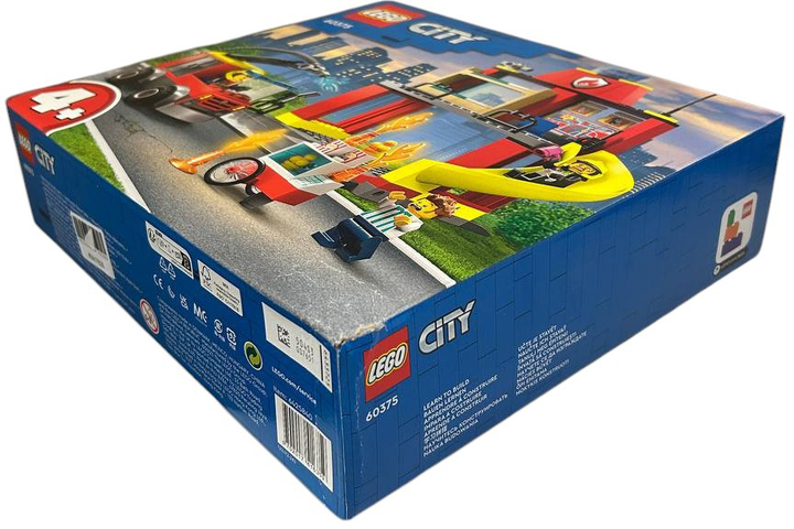 Zestaw klockow LEGO City Remiza strazacka i woz strazacki 153 elementy (60375) (955555909176289) - Outlet - obraz 6