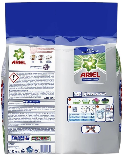 Proszek do prania Ariel Professional Original 110 prań 7.15 kg (8001841384351) - obraz 2