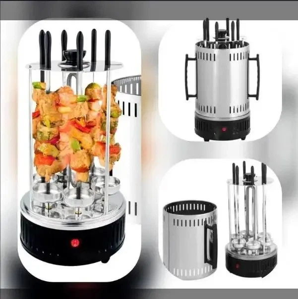 Електрошашличниця Bbq Domotec MS-7781 шашличниця на 5 шампуров 1000W - зображення 2