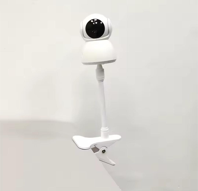 Видеоняня Baby Monitor SM-650 + прищепка-держатель камеры, 5-дюймовый ЖК-монитор, поворотный дисплей, датчик звука, ночное виденье, беспроводная, поворотная радионяня, измерение температуры - изображение 15