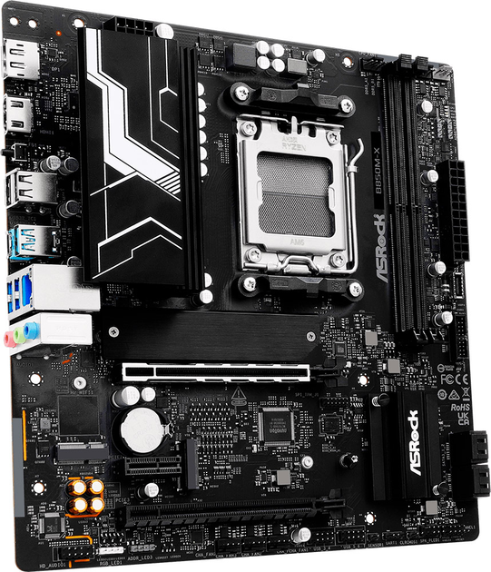 Материнська плата ASRock B850M-X (sAM5, AMD B850, PCI-Ex16) - зображення 2
