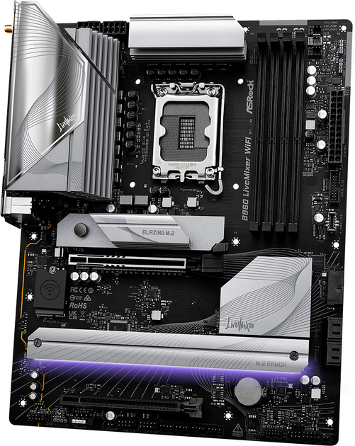 Płyta główna ASRock B860 LiveMixer Wi-Fi (s1851, Intel B860, PCI-Ex16) - obraz 3