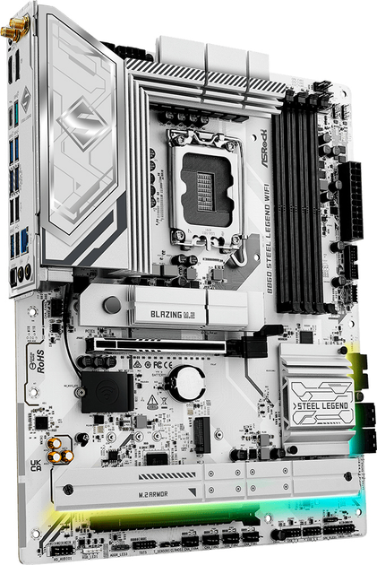 Материнська плата ASRock B860 Steel Legend Wi-Fi (s1851, Intel B860, PCI-Ex16) - зображення 2