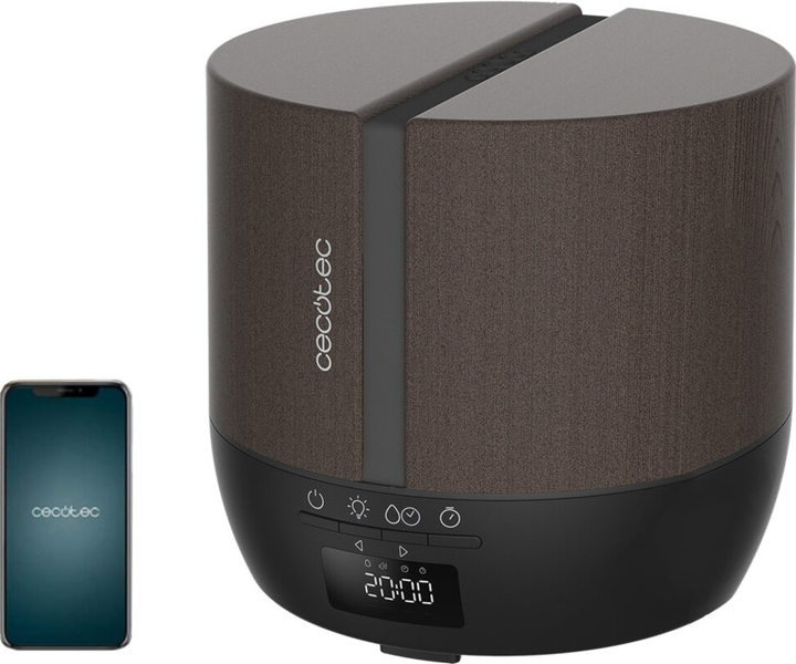 Nawilżacz powietrza Cecotec Pure Aroma 550 Connected Black Woody - obraz 1