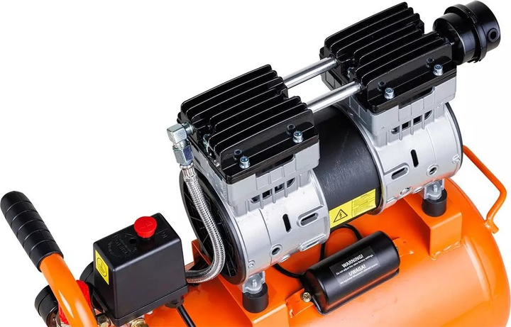 Kompresor bezolejowy NEO Tools 24 l 230 V 12K021-1 (5907558479621) - obraz 4