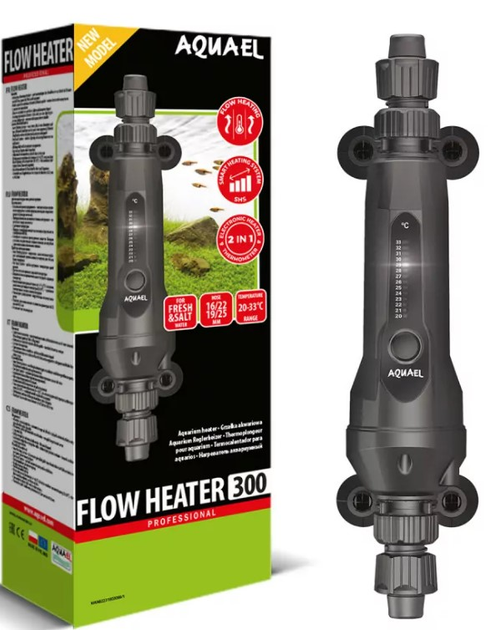 Нагрівач зовнішній для акваріума Aquael Flow Heater 300 Вт 2.0 (5905546338592) - зображення 2