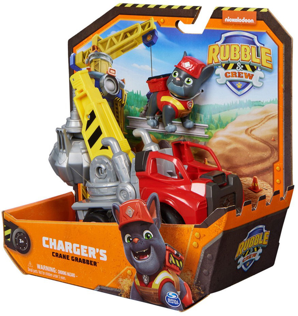 Pojazd Spin Master Rubble & Crew Charger's Crane Grabber 6066539 (778988460078) - obraz 2
