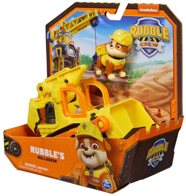 Pojazd Spin Master Rubble & Crew Rubble's Bulldozer 20114323 (778988460092) - obraz 2