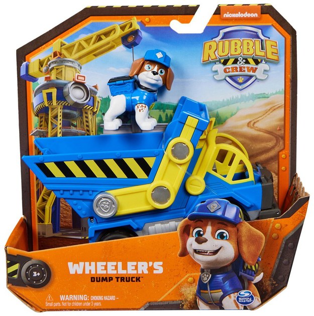 Pojazd Spin Master Rubble & Crew Wheeler's Dump Truck 6070126 (778988460108) - obraz 2