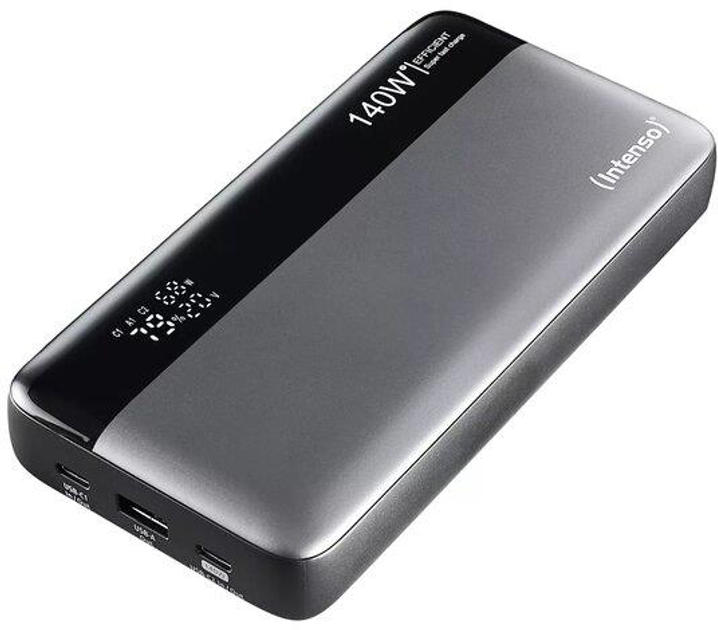 Powerbank Intenso HE25000 25000 mAh 140W PD+QC3.0 Gray/Black (7350060) - obraz 2