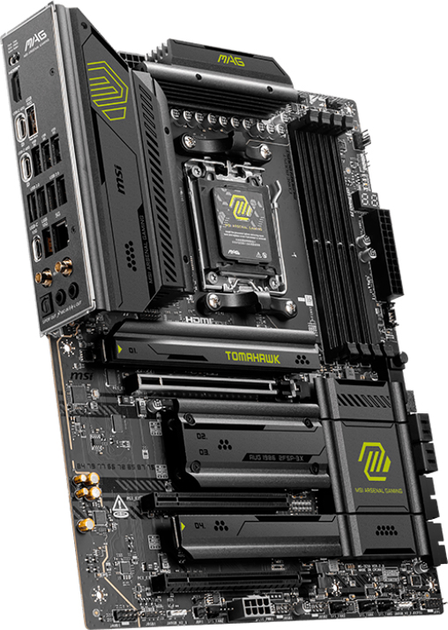 Материнська плата MSI MAG X870E Tomahawk Wi-Fi (sAM5, AMD X870E, PCI-Ex16) - зображення 3