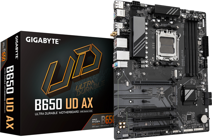 Материнська плата Gigabyte B650 UD AX (sAM5, AMD B650, PCI-Ex16) - зображення 4
