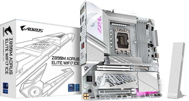 Płyta główna Gigabyte Z890M Aorus Elite Wi-Fi7 ICE (s1851, Intel Z890, PCI-Ex16) - obraz 5