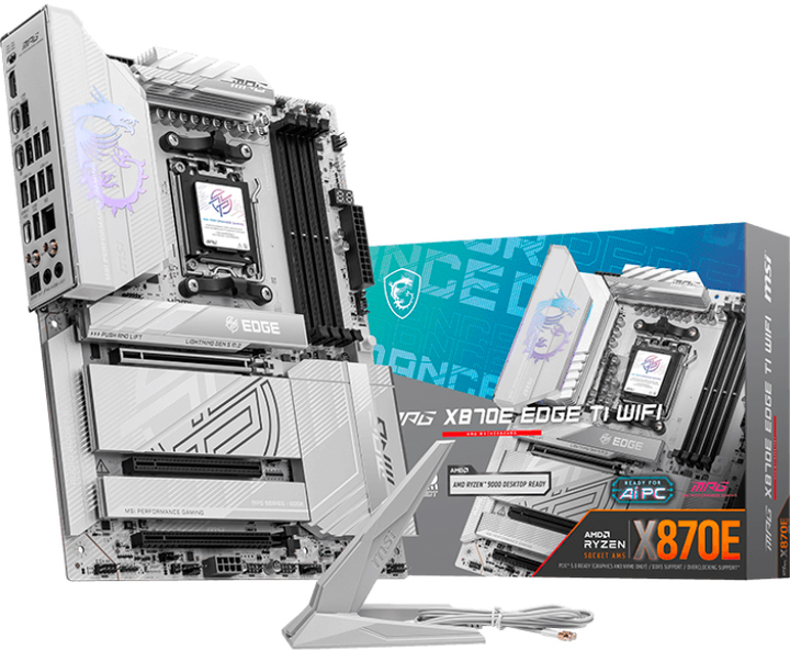 Материнська плата MSI MPG X870E Edge Ti Wi-Fi (sAM5, AMD X870E, PCI-Ex16) - зображення 5