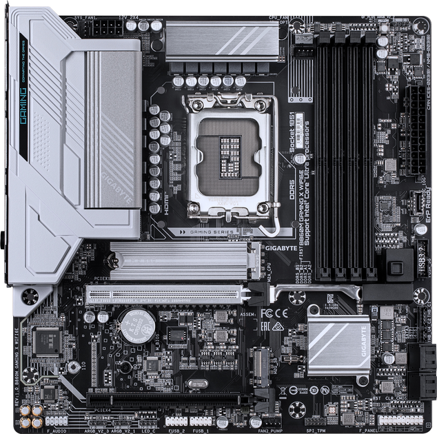 Материнська плата Gigabyte B860M GAMING X WIFI6E (s1851, Intel B860, PCI-Ex16) - зображення 1