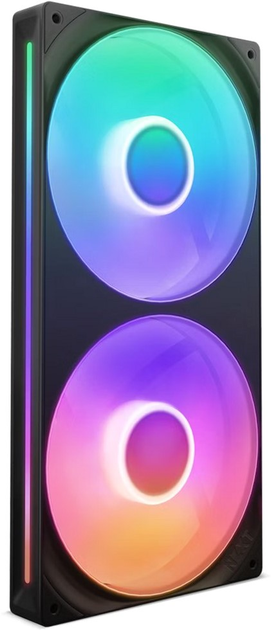 Chłodzenie powietrzem do PC NZXT F280 RGB Core Fan (Single Frame) Black (RF-U28HF-B1) - obraz 1
