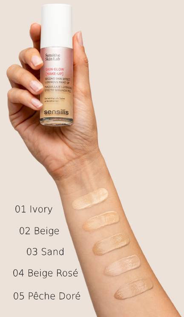 Праймер Sensilis Skin Glow Makeup 04 Beige Rose освітлюючий 30 мл (8428749000228) - зображення 2