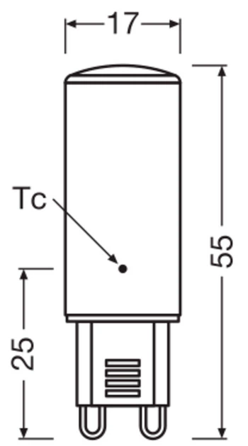Lampa LED OSRAM PIN48 4.5W 600Lm 2700K G9 (4058075432451) - obraz 5