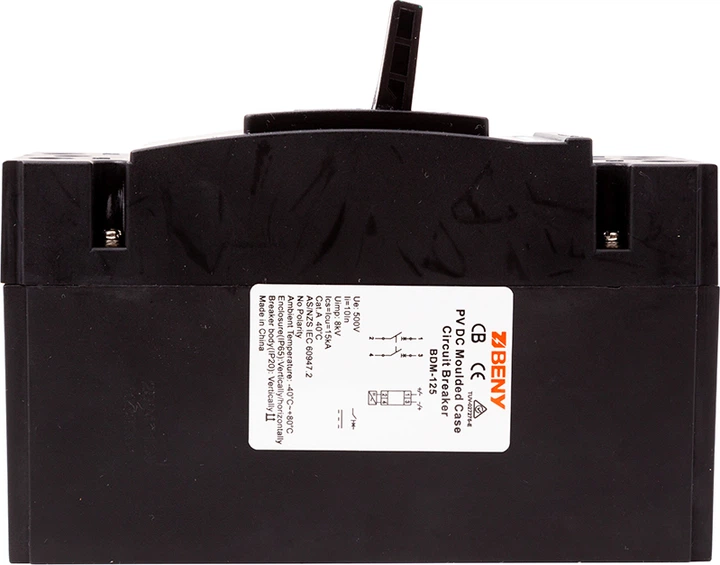 Wyłącznik automatyczny prądu stałego Beny BDM-125 (NV822621) - obraz 3