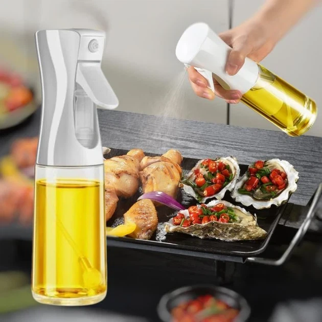 Спрей-распылитель SPR-100 Oil Spray 300 мл для масла и уксуса Белый 9543 - Фото 2 Спрей-распылитель SPR-100 Oil Spray 300 мл для масла и уксуса Белый 9543 - изображение 2