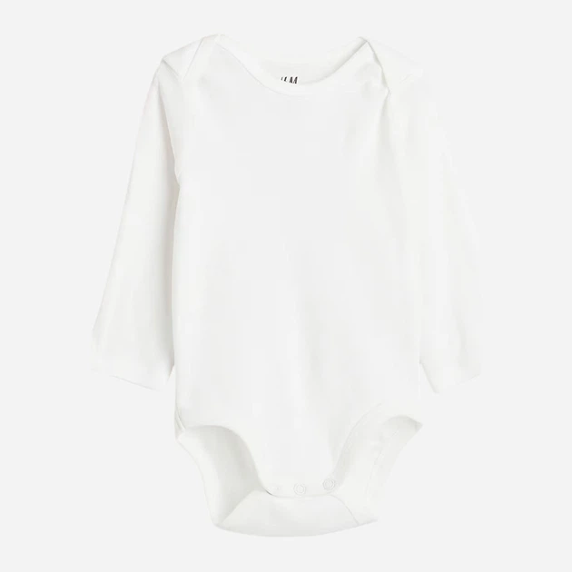 Детское боди для новорожденной девочки H&M 1038279001c20 62 см Белое (KC1000000047619) - Фото 1 Детское боди для новорожденной девочки H&M 1038279001c20 62 см Белое (KC1000000047619) - изображение 1