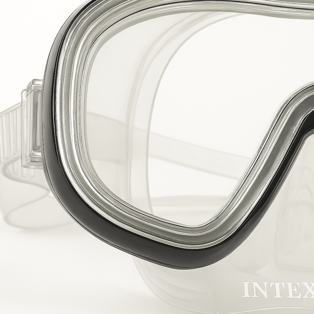 Маска для подводного плавания Intex Reef Rider, взрослая, черная, 14+ лет, 55977/1 - Фото 4 Маска для подводного плавания Intex Reef Rider, взрослая, черная, 14+ лет, 55977/1 - изображение 4