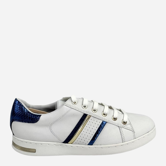 Sneakersy damskie Geox D351BB085KY 39 (6UK) 25.4 cm Biały/Niebieski (8056206052468) - obraz 1