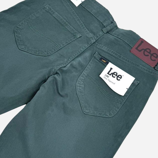 Jeansy regular fit młodzieżowe chłopięce Lee LEE0015T-E91 152-158 cm Zielone (5059118796546) - obraz 3