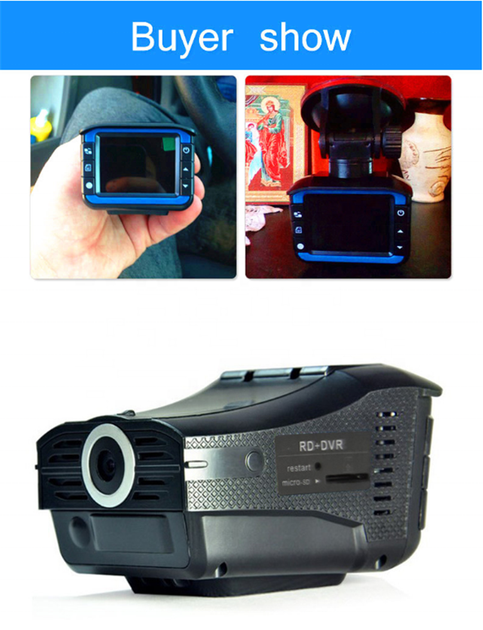 Видеорегистратор с антирадаром DVR VG3 Full HD 2 в 1 - изображение 4