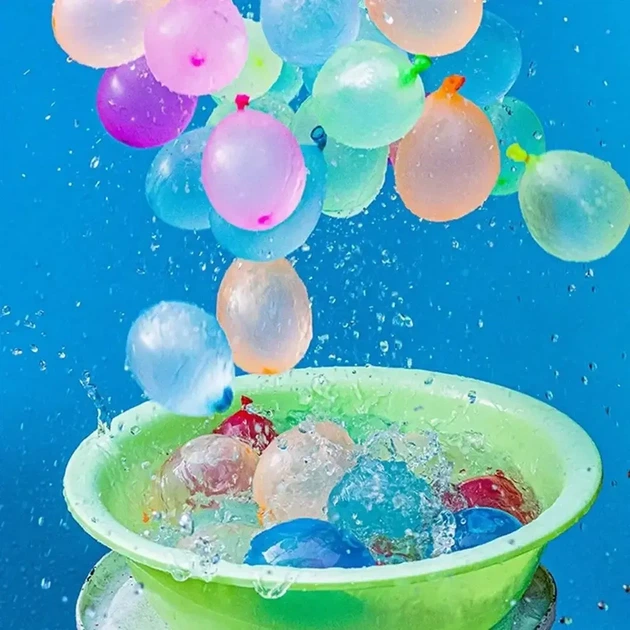 Водяные разноцветные бомбочки-шарики Happy Baby Balloons 111 шт - изображение 6