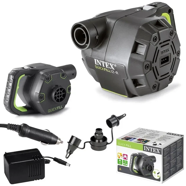 Аккумуляторный насос на Intex 12V от прикуривателя для надувных изделий 66642 Черный - Фото 8 Аккумуляторный насос на Intex 12V от прикуривателя для надувных изделий 66642 Черный - изображение 8