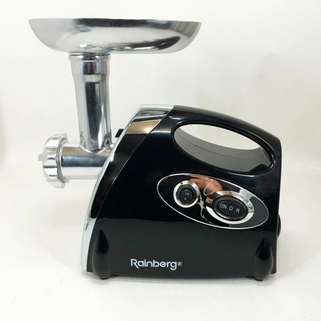 Мясорубка Rainberg RB-675 black электрическая 3800W соковыжималка - Фото 10 Мясорубка Rainberg RB-675 black электрическая 3800W соковыжималка - изображение 10