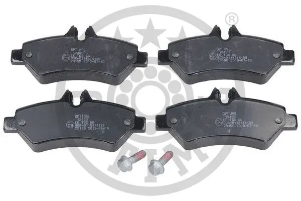 Гальмівні колодки Optimal (BP-12430) - Фото 1 Гальмівні колодки Optimal (BP-12430) - зображення 1