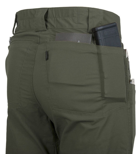 Брюки Helikon Greyman Tactical DuraCanvas, Taiga Green, W34/L32 - изображение 7