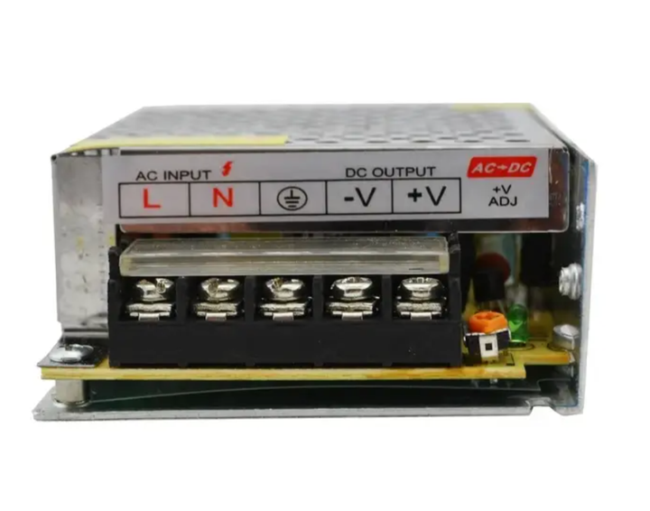 Блок питания LED Technologies PS24VDC-2A-48W (110–220 V AC > 24 V DC, 2 A, 48 Вт, 200×97×43 мм, корпус металл, вес 0.65 кг) - изображение 7