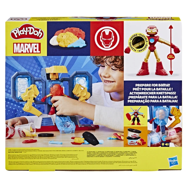 Zestaw kreatywny z masą plastyczną Hasbro Iron Man (G0035) - obraz 7