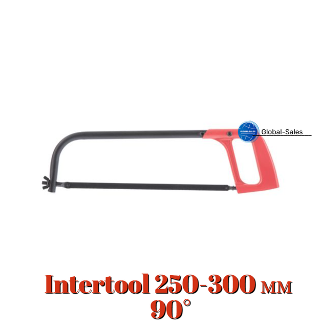 Ножовка по металлу Intertool 250-300 мм металлическая ручка (HT-3303) - Фото 1 Ножовка по металлу Intertool 250-300 мм металлическая ручка (HT-3303) - изображение 1