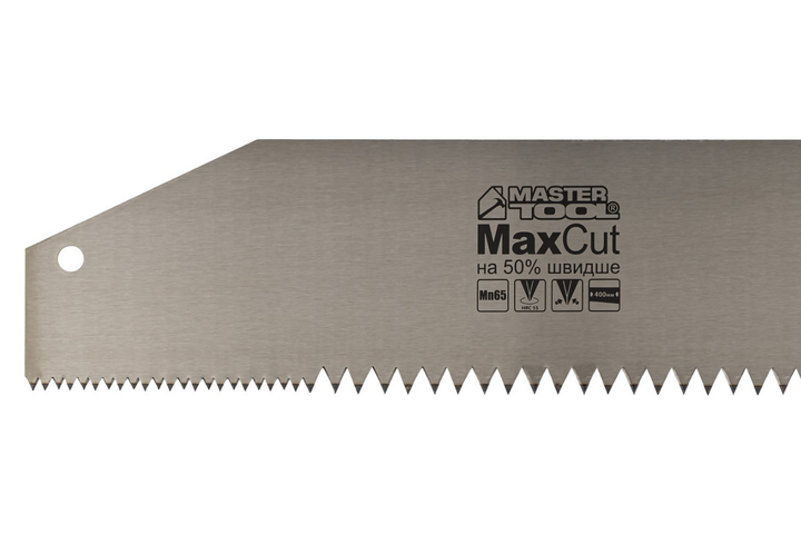 Ножовка по дереву Mastertool 400мм x 2x5T x 2D (14-2704) - изображение 2