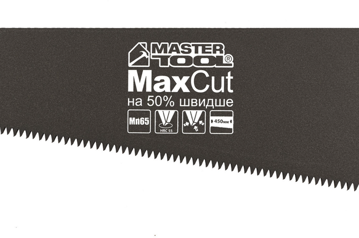 Ножовка по дереву Mastertool 450 мм 7T х 1" тройная заточка с тефлоновым покрытием (14-2345) - Фото 2 Ножовка по дереву Mastertool 450 мм 7T х 1" тройная заточка с тефлоновым покрытием (14-2345) - изображение 2