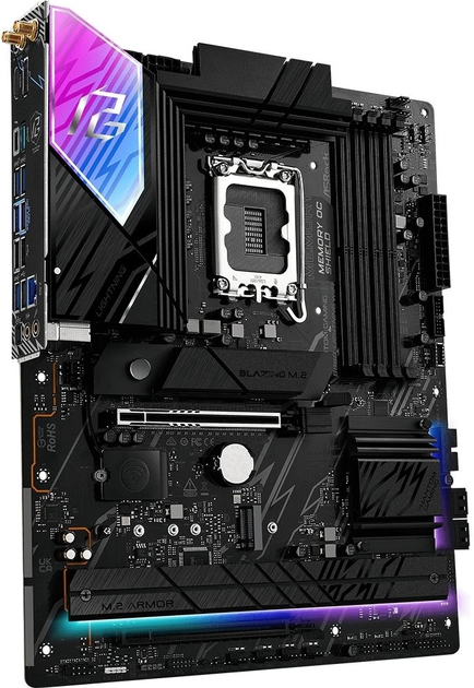 Материнська плата ASRock B860 Lightning Wi-Fi (s1851, Intel B860, PCI-Ex16) - зображення 3