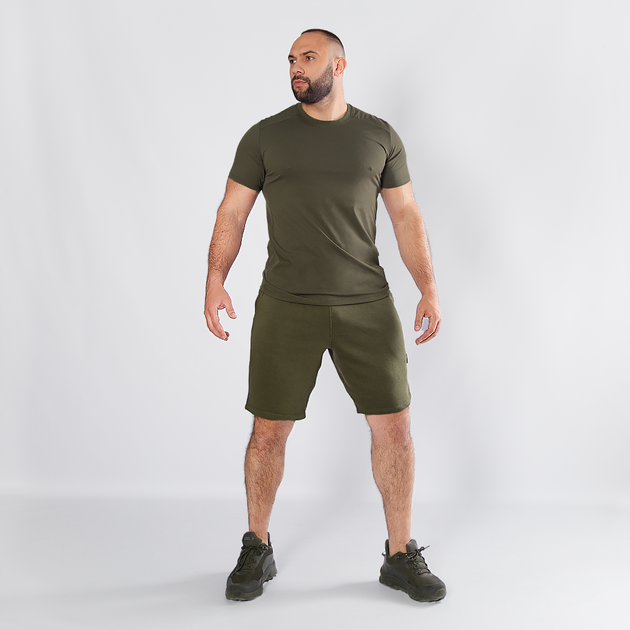Шорти Camotec FitPro Cotton Темна Олива (8741), 2XL - зображення 2