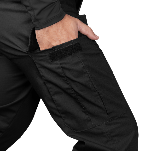 Штани Camotec Patrol Rip-Stop Flex чорний XXL (5855XXL) - зображення 5