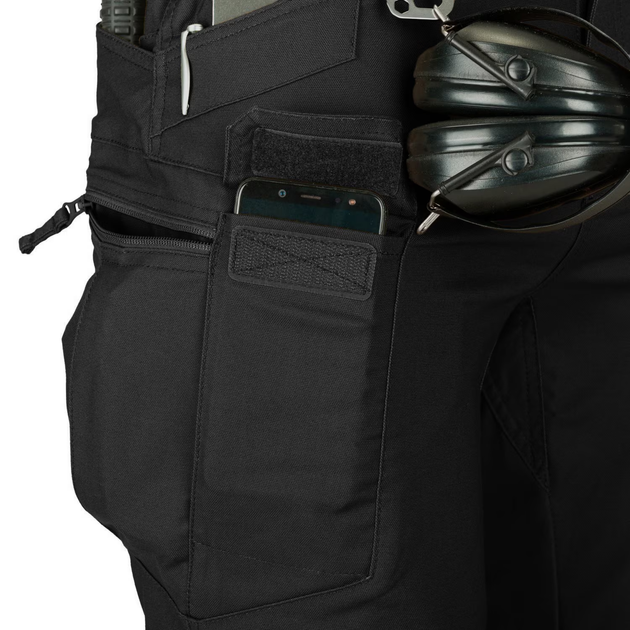 Брюки тактические демисезонные Helikon UTP PolyCotton Canvas, Black, W30/L34 - изображение 6