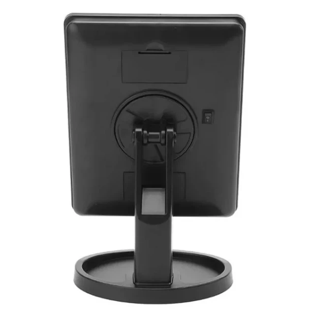 Косметичне дзеркало Magic MakeUp Mirror з підсвіткою 16 світлодіодів Чорне 5308 - зображення 6