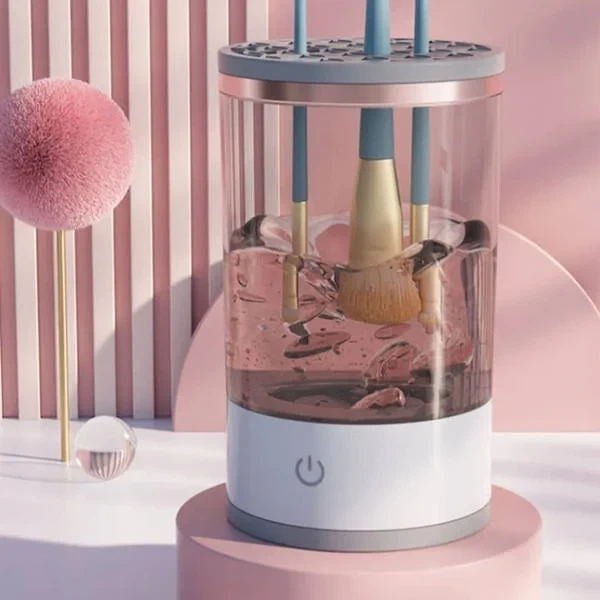 Электрический очиститель косметических кистей Makeup Brush Cleaner с USB зарядкой 9516 - Фото 4 Электрический очиститель косметических кистей Makeup Brush Cleaner с USB зарядкой 9516 - изображение 4