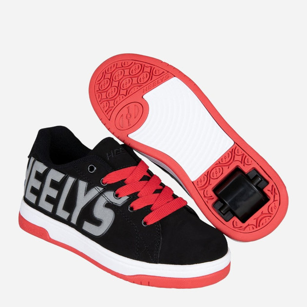 Детские роликовые кроссовки для мальчика Heelys HLY-B1W 31 Черный/Красный (196382420755) 