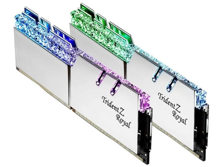 Модуль пам'яті G.Skill 64 GB (2x32GB) DDR4 4400 MHz Trident Z Royal (F4-4400C19D-64GTRS) - изображение 2